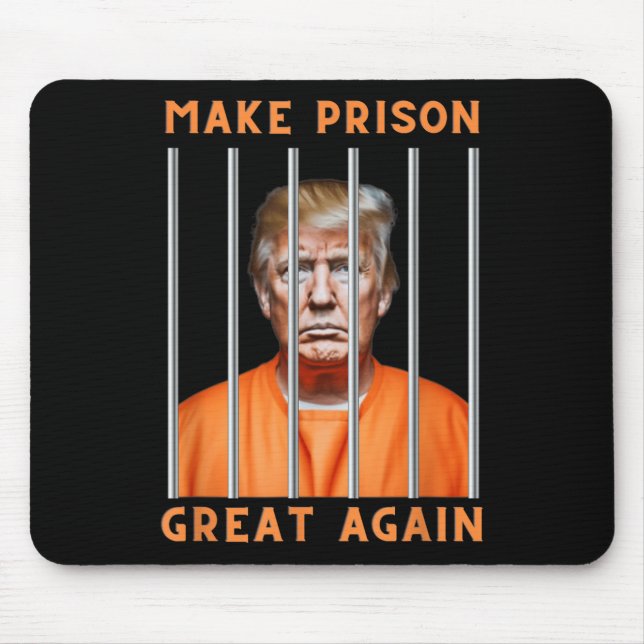 Tapis De Souris Trump 2024 En Prison (Devant)