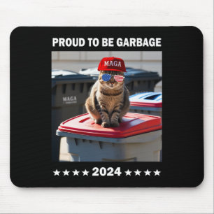 Tapis De Souris Trump 2024 Fière d'être l'équipe de déchets  Souti
