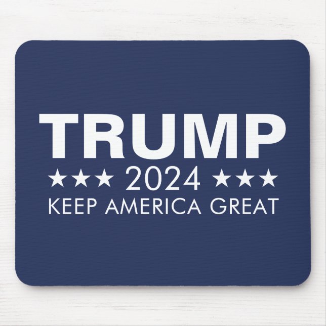 Tapis De Souris Trump 2024 Garder l'Amérique grande (Devant)