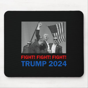 Tapis De Souris Trump 2024 Lutte Contre Donald Trump Fist Pum