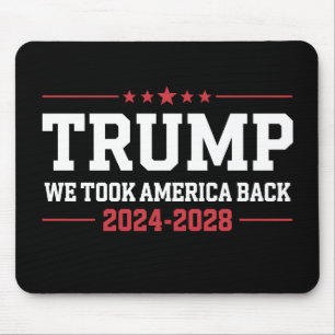 Tapis De Souris Trump 2024 Nous avons repris l'Amérique 47 États-U