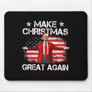 Tapis De Souris Trump 2024 Rendre Noël super à nouveau drôle Trump