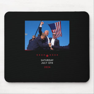 Tapis De Souris Trump 2024 Tir Au Rassemblement Trump En Pennsylva