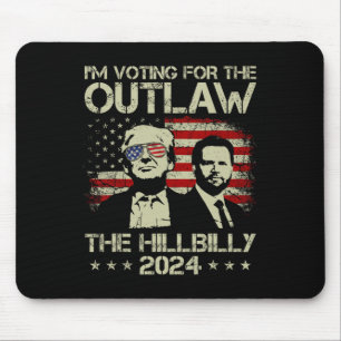 Tapis De Souris Trump 2025 - Je vote pour le hors-la-loi et la péq