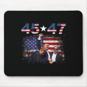 Tapis De Souris Trump 45 47 Fight Fight Fight Inauguration Day 202