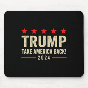 Tapis De Souris Trump 45 47 (sur le dos) Reprendre l'Amérique Usa