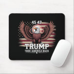 Tapis De Souris Trump 45e 47e Président Drapeau 2025 Aigle Amériqu<br><div class="desc">Trump 45ème 47ème Président Drapeau 2025 Eagle Trump a repris l'Amérique</div>