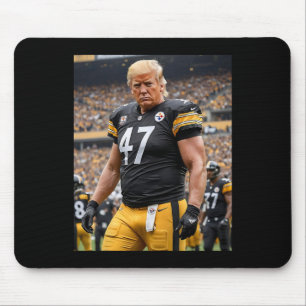 Tapis De Souris Trump 47 Fittsburgh Footbyll Joueur drôle