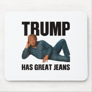 Tapis De Souris Trump A De Grands Jeans Mème Drôle _1