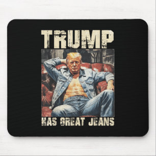 Tapis De Souris Trump A De Grands Jeans Mème Drôle À Dire _2