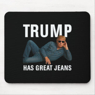 Tapis De Souris Trump a de super jeans drôle graphique Tee rétro d