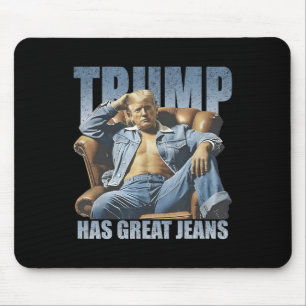 Tapis De Souris Trump a de super jeans drôle rétro