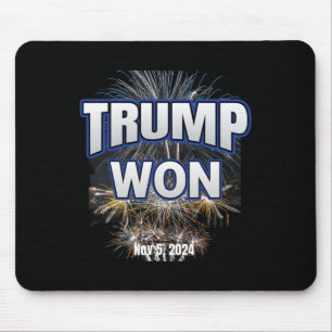 Tapis De Souris Trump a gagné Célébration de la victoire de Trump