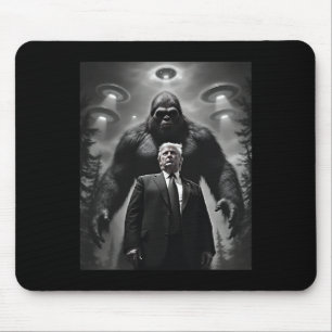 Tapis De Souris Trump Bigfoot Ufo Alien Rencontre Extraterrestre