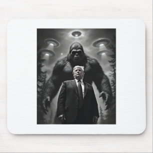 Tapis De Souris Trump Bigfoot Ufo Alien Rencontre Extraterrestre