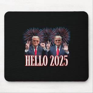 Tapis De Souris Trump Bonjour 2025 Nouvel An Inauguration Do