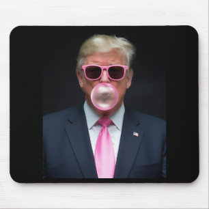 Tapis De Souris Trump Bubble Gum Rose Président 47 États-Unis