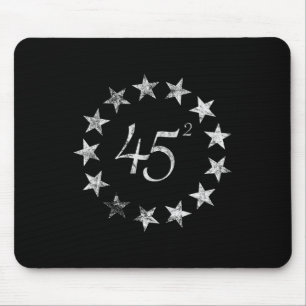 Tapis De Souris Trump carré Betsy Ross Drapeau 2020 Deuxième manda