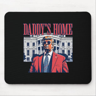 Tapis De Souris Trump Daddy Accueil Maison Blanche États-Unis Drap