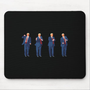 Tapis De Souris Trump Dance Funny Pro Trump 2024 Vote Trump Présid