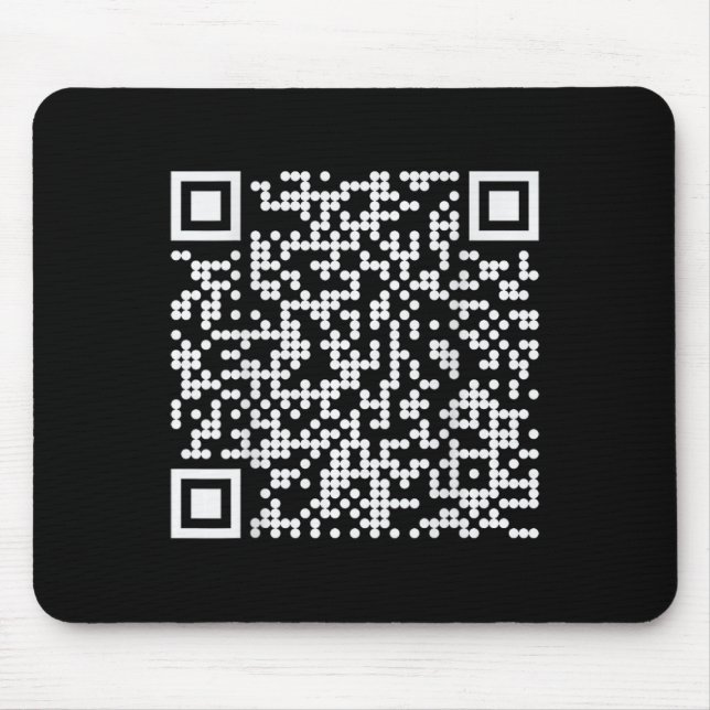 Tapis De Souris Trump Dance Qr Funny President Dance Code (retour) (Devant)