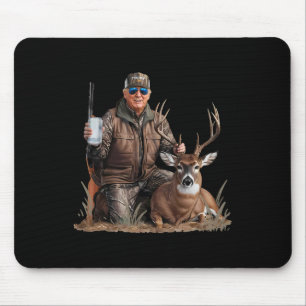 Tapis De Souris Trump Deer Hunter Donald Trump Old School Camoufl