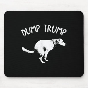 Tapis De Souris Trump Dog Pooping Dump
