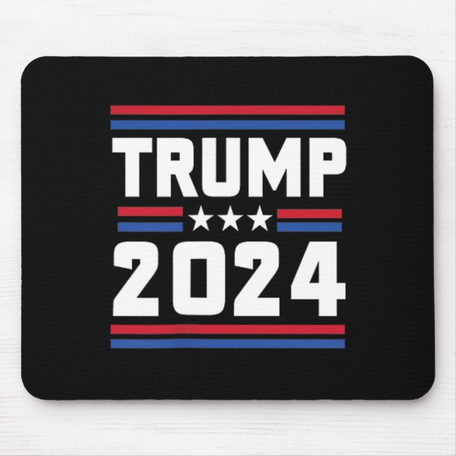 Tapis De Souris Trump Drôle Trump 2024 Condamné Felon (Devant)