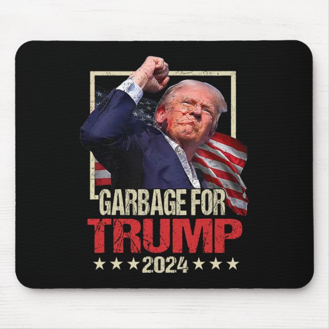 Tapis De Souris Trump Élections 2024 Dépouille Pour Trump Vote Tru (Devant)