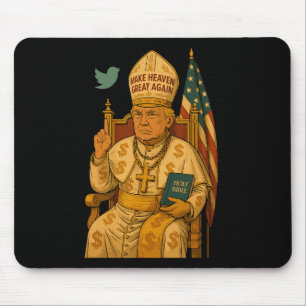 Tapis De Souris Trump en pape de l'Église du Vatican Trump