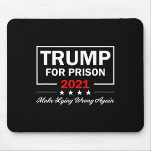 Tapis De Souris Trump en prison Anti-Trump Politique 