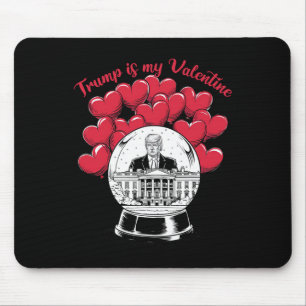 Tapis De Souris Trump Est Mon Valentin Drôle Trump Coquette Nœud P