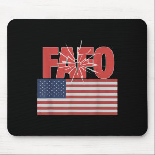 Tapis De Souris Trump Fafo, Drôle Fafo Trump American Flag