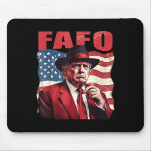 Tapis De Souris Trump Fafo Drôle Fafo Trump Drapeau américain