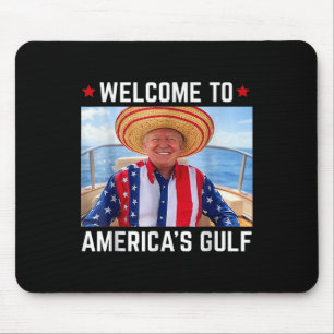 Tapis De Souris Trump Fantaisie Golfe Des États-Unis Amérique Trum