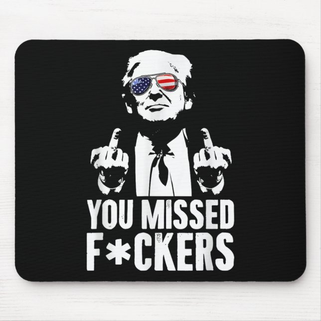Tapis De Souris Trump Fight Fight Fight (Devant)