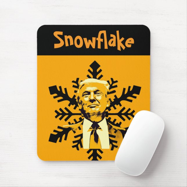 Tapis de souris Trump/Flocon de neige (Avec souris)