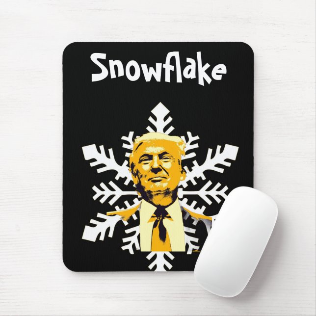 Tapis de souris Trump/Flocon de neige (Avec souris)