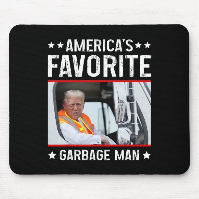 Tapis De Souris Trump Garge Tru, l'homme favori de l'Amérique (Devant)
