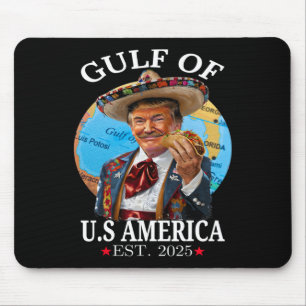 Tapis De Souris Trump Golfe des États-Unis Amérique 2025 Trump Mer