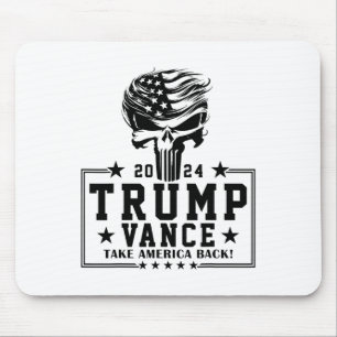 Tapis De Souris Trump Halloween Drapeau américain Trump Van