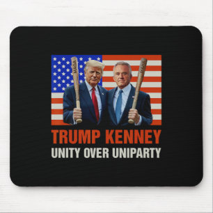 Tapis De Souris Trump Kennedy Unity over Uniparty 2024 Funny Elect