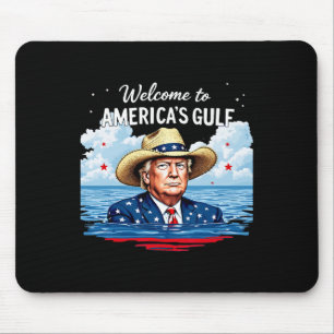 Tapis De Souris Trump, le président américain du Mexique du Golfe