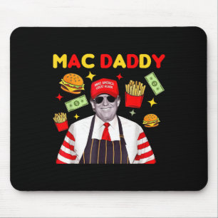 Tapis De Souris Trump Mac Daddy Uni - Noir - Petit - Manche courte