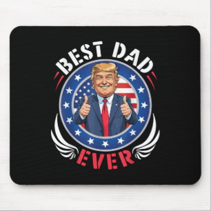 Tapis De Souris Trump Meilleur Papa Joyeux Père Day Papa Papa Hu
