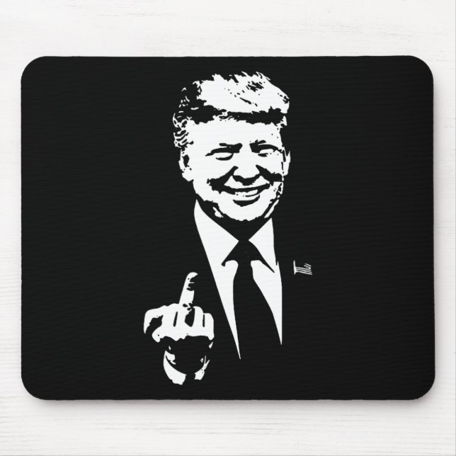 Tapis De Souris Trump Middle Finger (Devant)