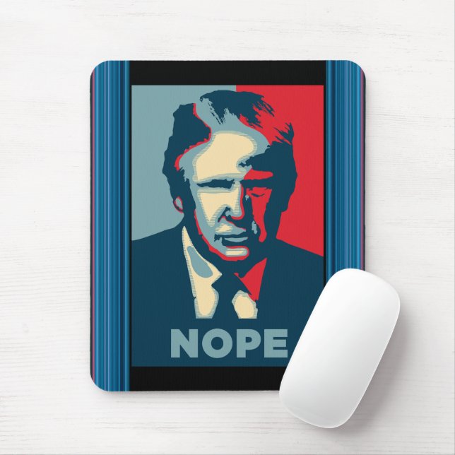 Tapis De Souris Trump Nope Mouse Pad (Avec souris)