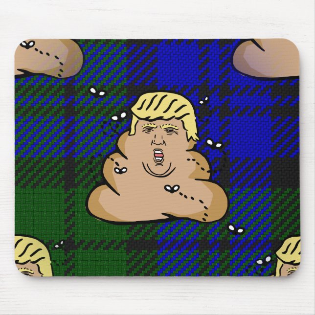 Tapis De Souris trump plaid poop (Devant)