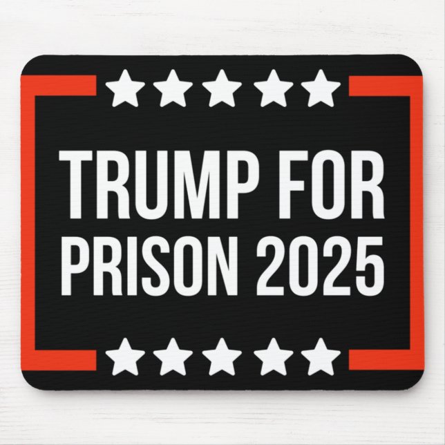 Tapis De Souris Trump Pour Prison 2025 (Devant)