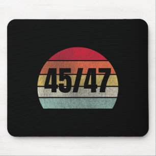 Tapis De Souris Trump Président 2025 45 Et 47 Retro Vintage